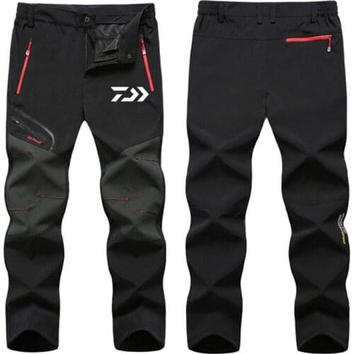 Men DAIWA New Summer Hot Season Hiking Trekking Fishing Camping Climb Run Trousers Plus Size Oversized Waterproof Outdoor Pants