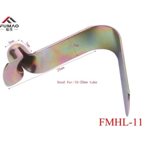 Manufacture Zinc plated push button, v ball spring clip, v shape spring clip Used for 16-20mm tube FMHL-11