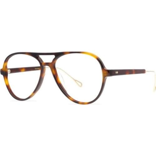 Retro Pilot Design Acetate Glasses Frame Women Full Rim Optical Eyewear Brand Designer Clear Lens Myopia Eyeglasses Spectacle