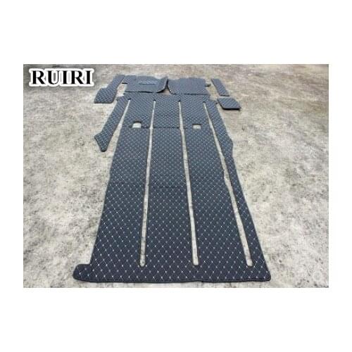 Custom full set car floor mats + one trunk mat for Mercedes Benz V 250d 7 seats 2019-2015 waterproof rugs carpets for V250d 2018