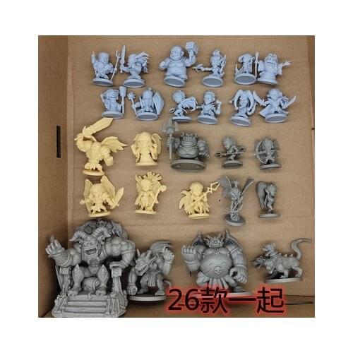 Pvc figure model toy Queens fog world war chess white model bulk model 6pcs/set