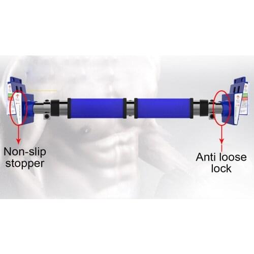 Adjustable Door Horizontal Bar Steel Home Gym Workout Sports Pull Up Arm Training Bar Sport Fitness Sit-up Equipments Slimming