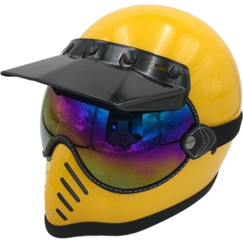 BULLBIKER Motorcycle Helmet Glasses Motocross Goggles Removable Eye Protection Gear Riding Eyewear Motorbike Sunglasses