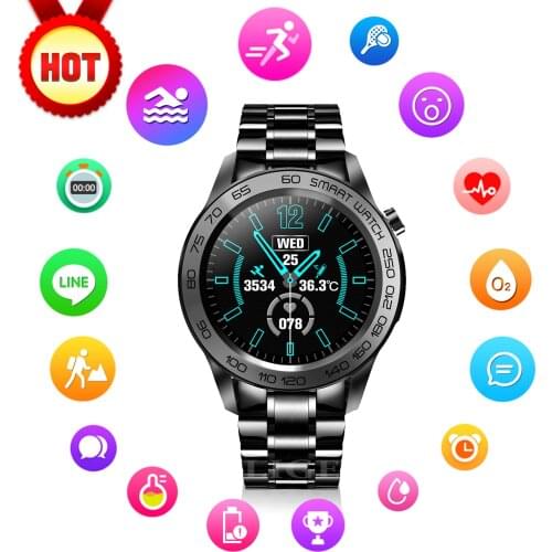 LIGE 2021 Sports Smart Watch Men Fitness Tracker Full Touch Smart Bracelet Woman Temperature Monitor Smartwatch For Android IOS