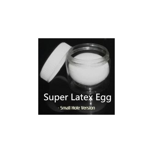 Super Latex Egg - Small Hole Version Silk To Egg - Rubber,Stage Magic Tricks,Gimmick,Accessores,Comedy,Illusions,Magician Toys