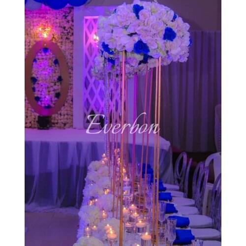 Wedding Decoration Centerpiece Vases Metal Flower Stand 60 cm 80 cm 100 cm Tall Table Decor