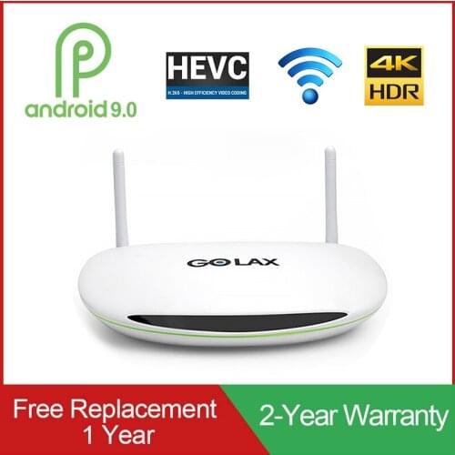 Golax M1 Smart TV Box Amlogic S905W Quad Core Android 9.0 tv Box 1GB 8GB 4K Media Player 2.4GHz Wifi 100M LAN Set top Box