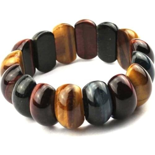 Natural tiger eye stone beads bracelet natural energy stone bracelet DIY jewelry for woman for man wholesale