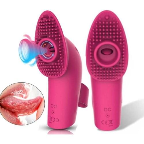 Sucking Finger Vibrator Clitoris Sucker G-spot Stimulation Teasing Sex Toy for Women Licking Nipple Massage Female Masturbator