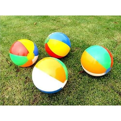 12 inch rainbow color party bag inflatable beach ball-beach pool party toy