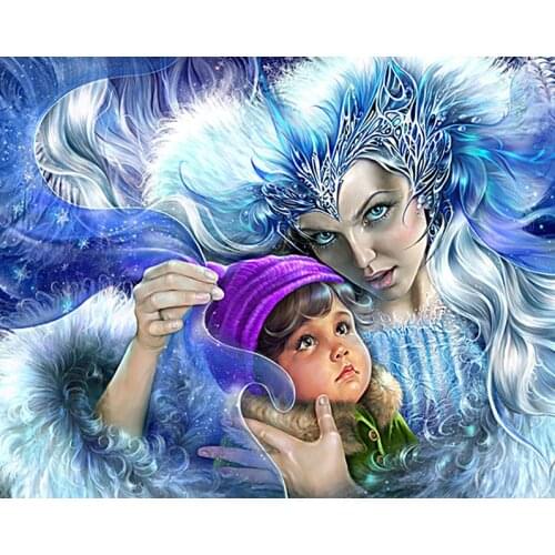 5D DIY Square Diamond Painting Cartoon Characters Pictures of Rhinestones Full Circular Diamond Diamond Embroidery Home Decor