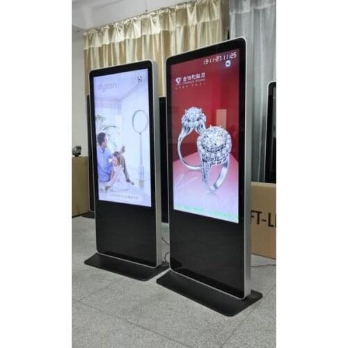 65 inch floor advertising machine, led LCD wall player, vertical advertising machine HD, LED sign display stand,WIFI,LAN,WAP
