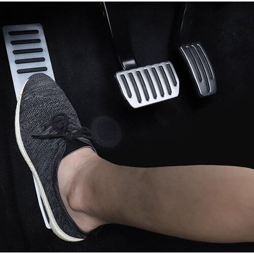 Car Brake Rest Pedal Anti-skid Foot Pedal Cover Shell Sticker Inter Frame Protector Modification for Tesla Model X S Accessories