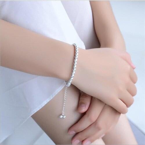 Everoyal Vintage Lady Silver 925 Bracelets For Women Jewelry Fashion Ball Silver Bracelet Female Birthday Valentines Day Gift