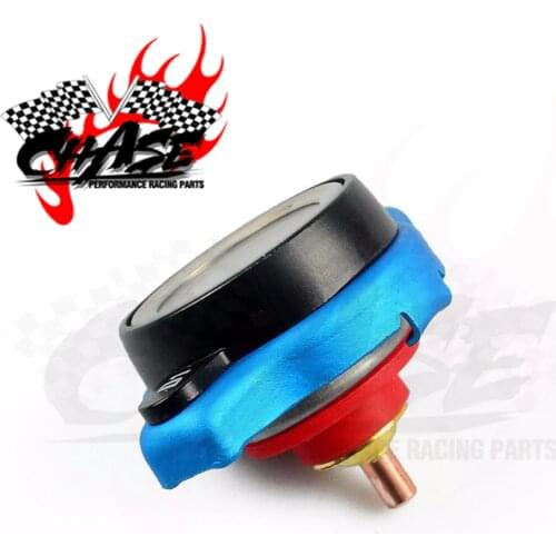 YUSSEF Car Motorcycle Temperature Gauge Radiator Cap Tank Cover Small Head with 0.9 and 1.1 and 1.3 bar Utility Safe Thermo