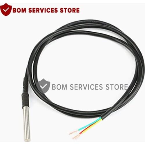 Brand new ZT DS1820 Stainless steel package Waterproof DS18b20 temperature probe temperature sensor 18B20 For Arduino