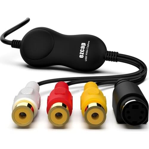 Ezcap158 USB2.0 UVC Analog Video Capture VHS to DVD Video Tape to Digital Converter