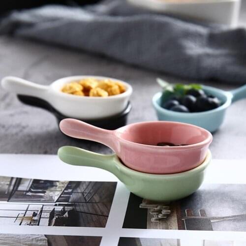 Ceramic Side Dish Seasoning Bowl Snack Plate Sauce Butter Mustard Sushi Vinegar Soy Dishes Kitchen Tools