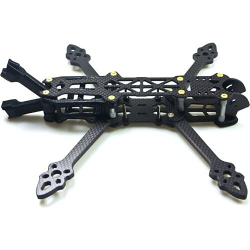 Mark4 HD5 FPV 224mm Wheelbase 5inch paddle Carbon Fiber Frame Kit for RC Drone FPV chamfering process