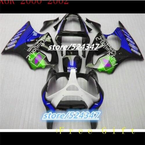 Fairing kit For KAWASAKI Ninja ZX6R 00-02 ZX-6R 2000-2002 6R 00 02 ZX 6R 2000 2002 00 01 02 multicolor Fairing
