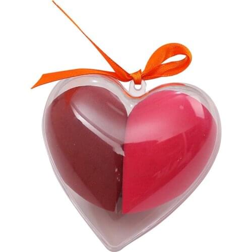 Creative Heart Shape Makeup Powder Puff Soft Sponge Gourd Cosmetic Puff Wet/Dry Girls Make Up Facial Powder Foundation Puff