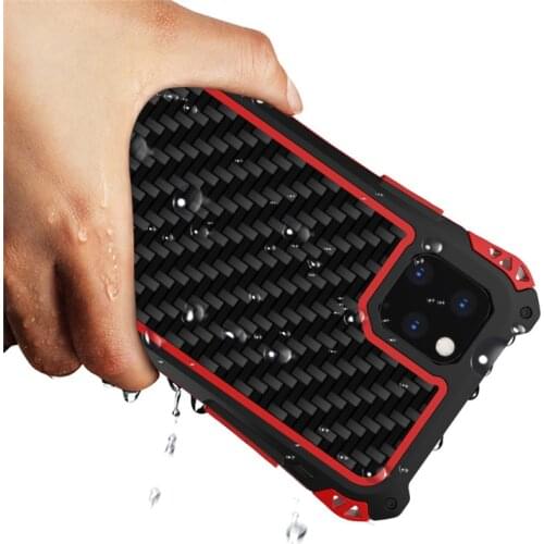 R-JUST Amira Metal Phone Case For Iphone 11 Pro XS Max XR X 8 7 6s Plus Dirt-Resistant/Anti-Knock With Gift Install Tools