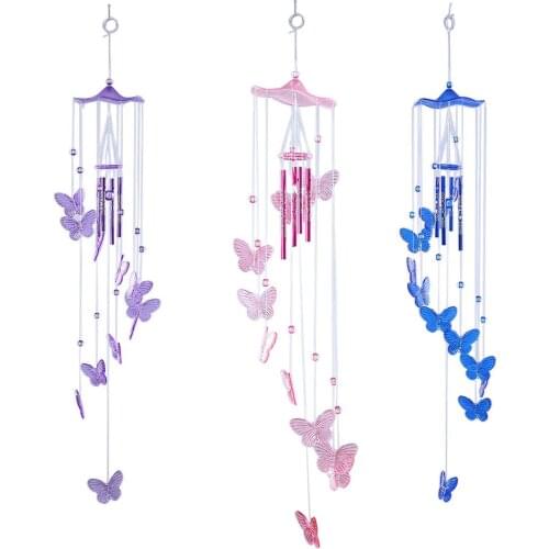 Metal Wind Chimes Bell Angel Cupid Amazing Tubes Bells Copper Outdoor Yard Garden Home Hanging Decoration Pendant Dreamcatcher
