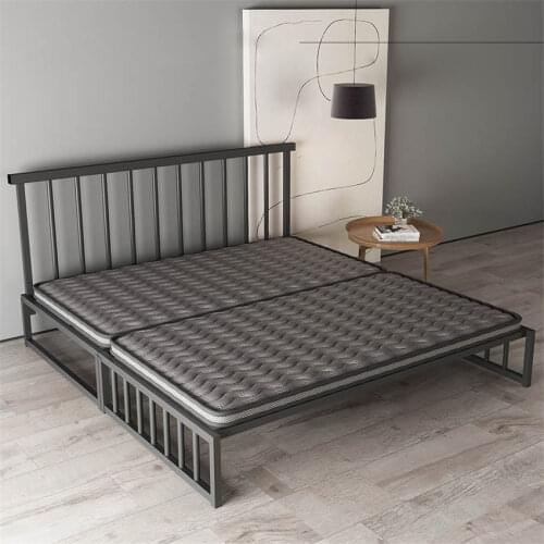Multifuctional Daybed Frame With Headboard Foldable Iron Metal Sofa Bed Sofa Slats Platform Base Guest Room Bedroom Furniture