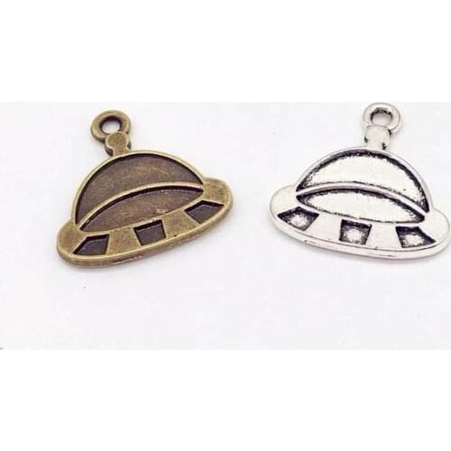 Fashion 8 pcs spaceship charms fit DIY hand made bracelet necklace earring charms Jewelry Making