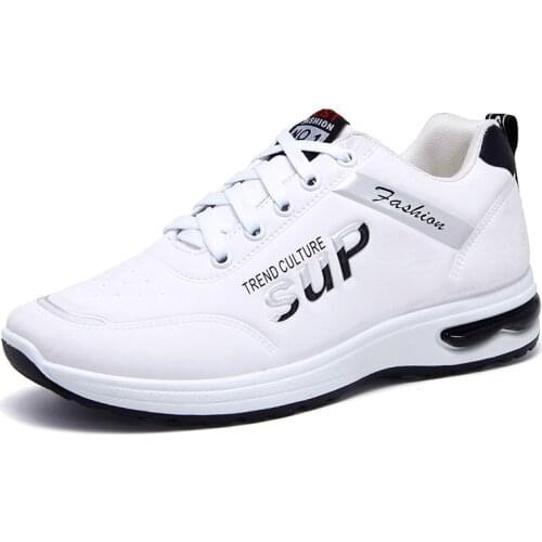 New Men Shoes Air Cushion Sneakers Breathable Outdoor Walking Sport Shoes for Male Lace-up Casual Shoes Bubble Men Footwear