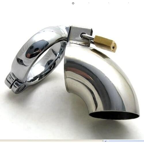 Latest Male Open type Stainless Steel Cock Penis Cage Bondage Chastity Belt Device Adult BDSM Gay Fetish Sex Toy Product