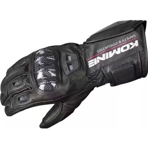 Touchscreen Gloves!Motorcycle Dirt Bike Komine GK 198 Carbon Protect Black Glove