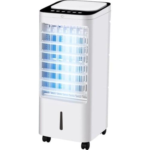 Mobile Water Cooled Air Conditioner Standing Fan Air Conditioner With Water Tank Indoor Home Air Cooling Fan Humidifier Summer