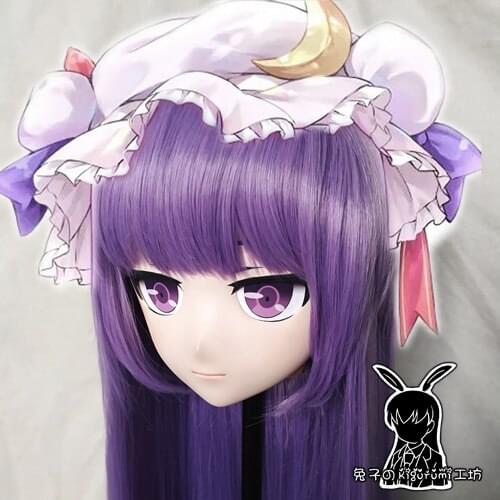 RB298)Handmade Female/Girl Resin 3/4 Head Japanese Cartoon Character Cosplay Kigurumi Mask Crossdress Doll Mask