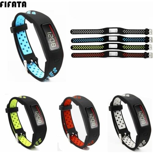 FIFATA Smart Bracelet Strap For Garmin Vivofit 1 Band Soft Silicone Replacement Watch Strap For Garmin1 Wristband Sport Tracker
