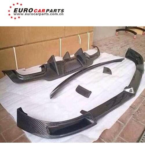 MB C class w204 C63 sport line carbon finber spoiler for w204 C63 sport line carbon finber front lip rear diffuser and rear wing