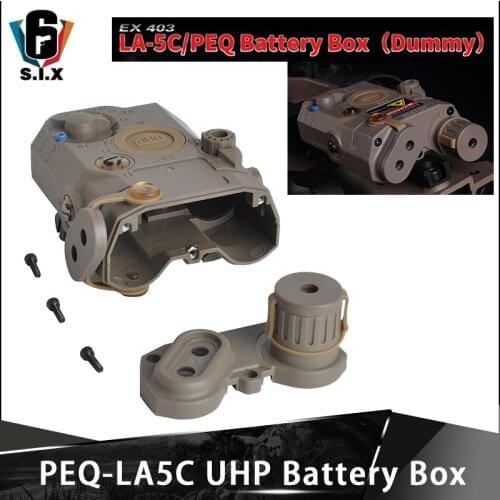 Tactical Airsoft PEQ-LA5C UHP Battery Box No Function PEQ 15 Dummy Battery Case For 20mm Picatinny Rail