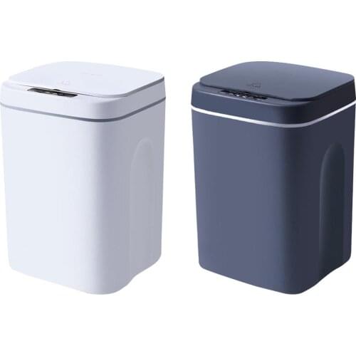 14L Smart Induction Trash Can Wireless Sensor Large Capacity Fully Automatic Garbage Bin Home Intelligent Trash Barrel
