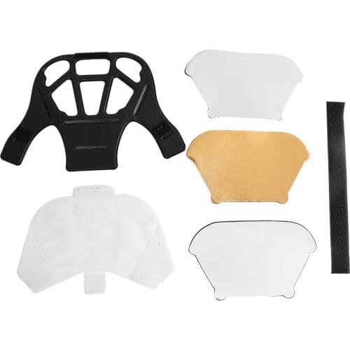 Universal Light Diffuser Bouncer Kit w/3 Colors Silver Gold White Reflector Camera Accessories For Digital Camera Flash