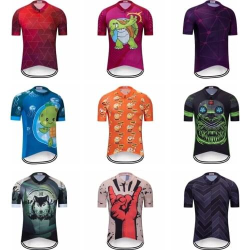 Bike Jerseys Men Racing Bicycle Tops pro Team Ropa Ciclismo mtb Cycling Jersey Mountain Shirt cycle jersey breathable black