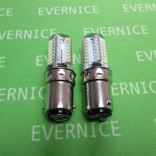 2 PCS 110V Push in Light Bulb 64 LED for Pfaff 1214, 1216, 1222, 1222E, 1229, 130,330, 521, 541