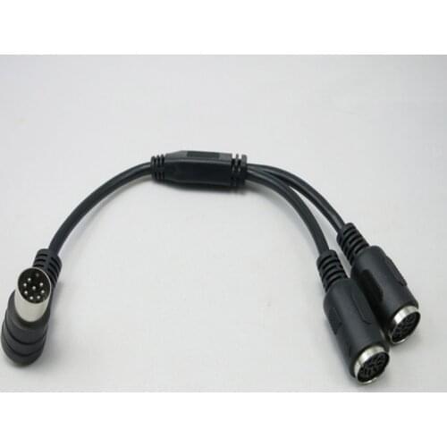 Yatour wires for Volvo HU-xxx 8pin Y cable adapter for RTI Navigation module and Yatour(YT-VHY)
