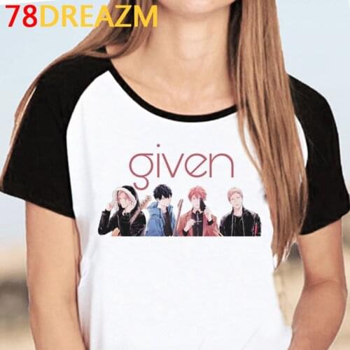 Yaoi Bl Given Yaoi Given summer top t-shirt femme vintage plus size grunge streetwear white t shirt tshirt aesthetic