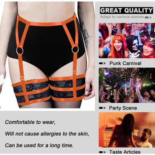 Womens Underwear Leg Harness Strappy Hollow Out Thigh Bondage Garter Belt Bandage Bdsm Exotic Accessories Fetish Briefs