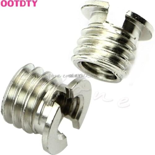 1Pc 1/4" To 3/8" Camera Screw Nut Adapter Tripod Converter Connecting Supports M12 dropship