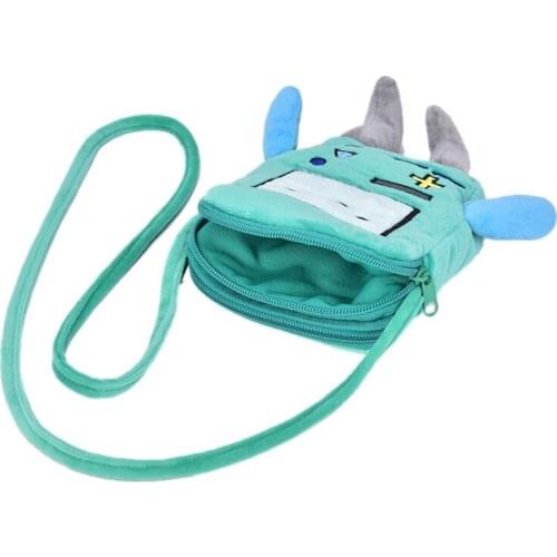 1PCS Plush Women Wallet Crossbody Bag Student Kids Funny Mini Messenger Bag Fashion Lady Sweet Mobile Phone Case Pouch