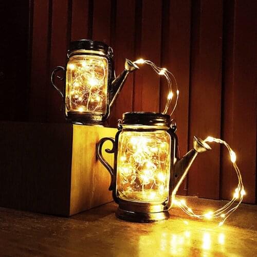 2pcs Outdoor ing Mason Jar Solar Lights 45 LED Fairy Lights Fairy Star Firefly Jar Lids Lights for Wedding Decoration
