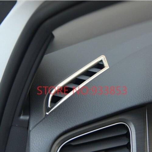 2014 2015 GOLF7 MK7 interior air-conditioning outlet sticker modified special stainless steel decoration sequins
