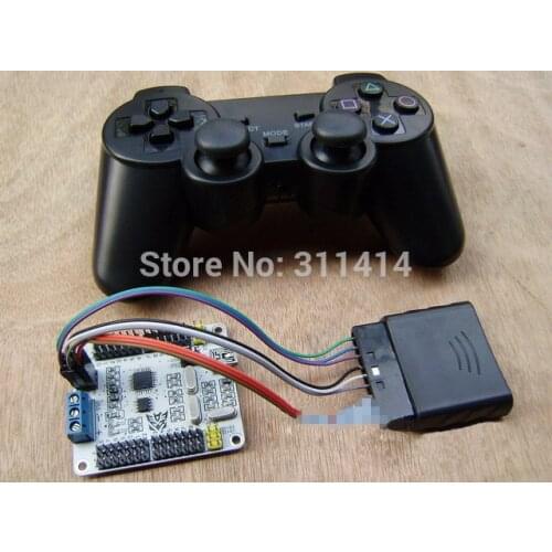 32 Channel Servo Motor Control Board & PS 2 Controller + Receiver for Hexapod Robot Spider 17DOF Robtics