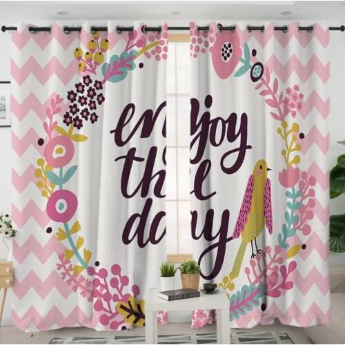 3D Window Curtains Cortinas De Dormitorio Bohemian Flowers Print Room Home Decor Rideau De Fenetre Drapes Cotinas Rideau Salon